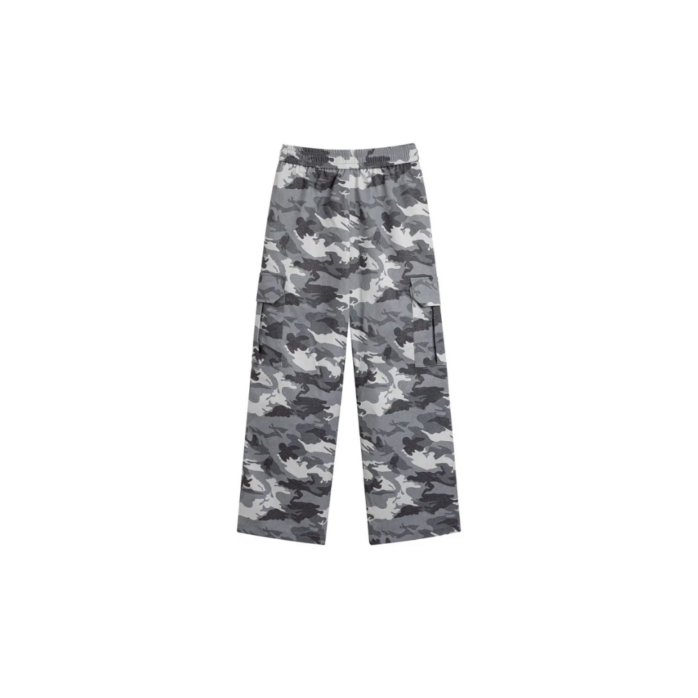 Gray Camo Cargo Pants
