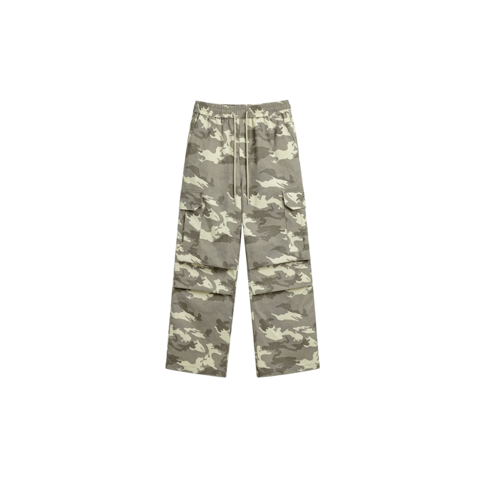 Green Camo Cargo Pants