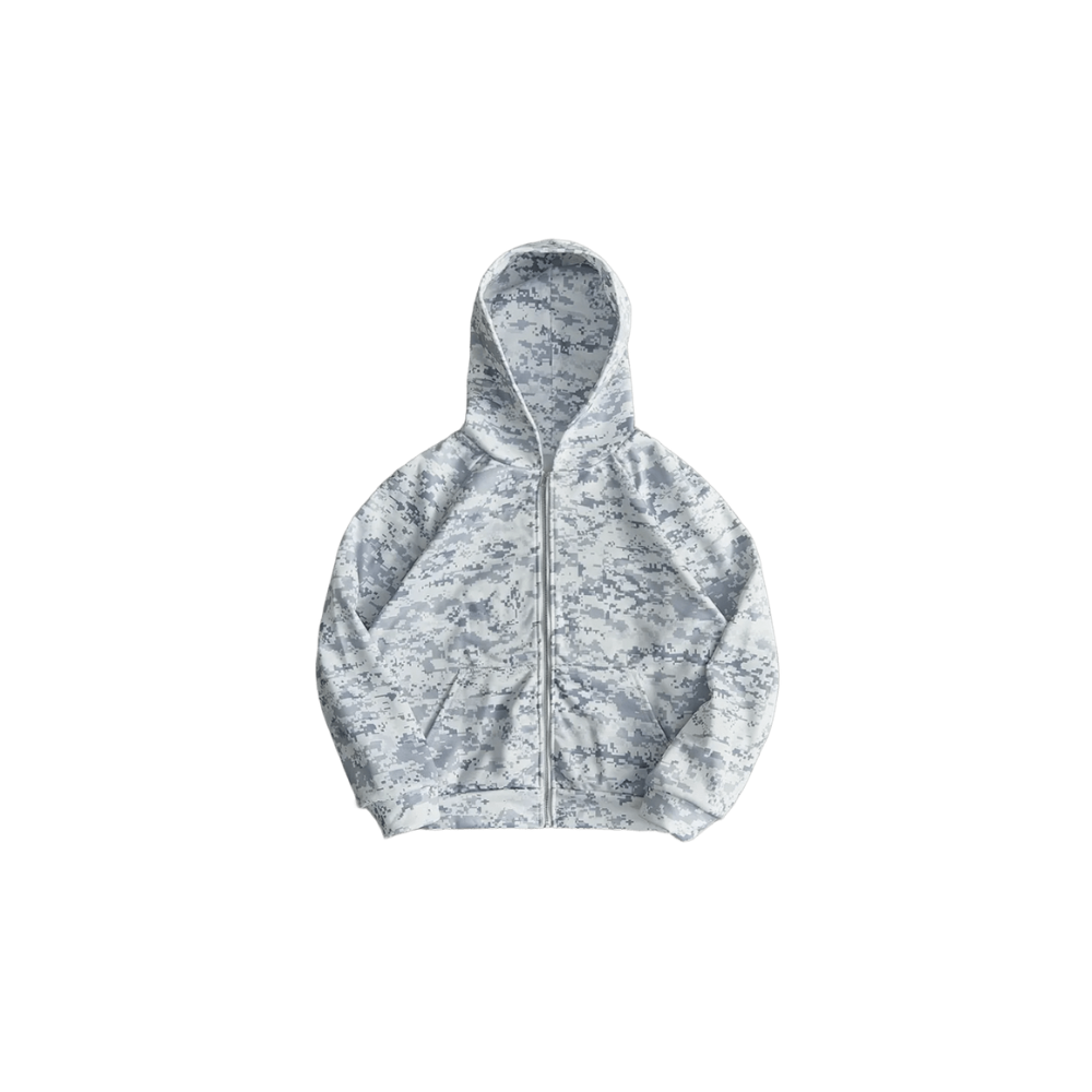 Hoodie White Camo